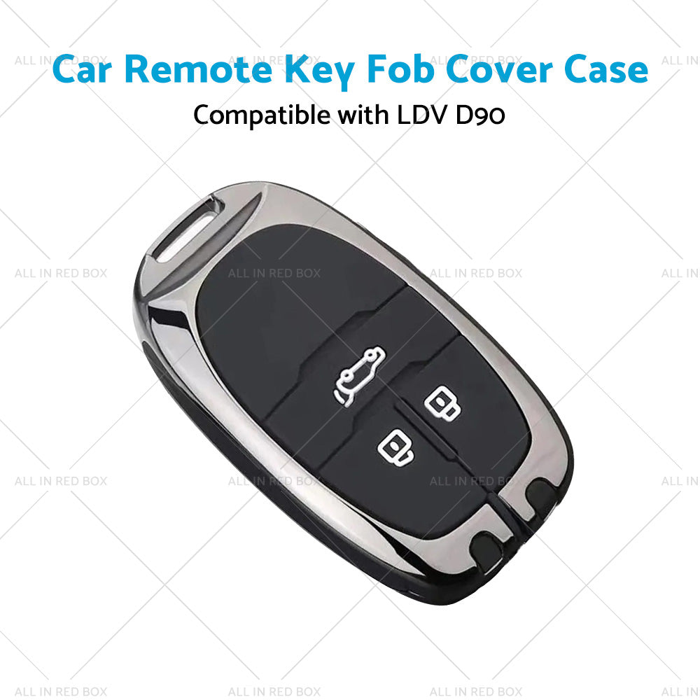 Zinc Alloy Remote Key Fob Case Cover Shell Suitable For LDV D90 3buttons Key Fob-4
