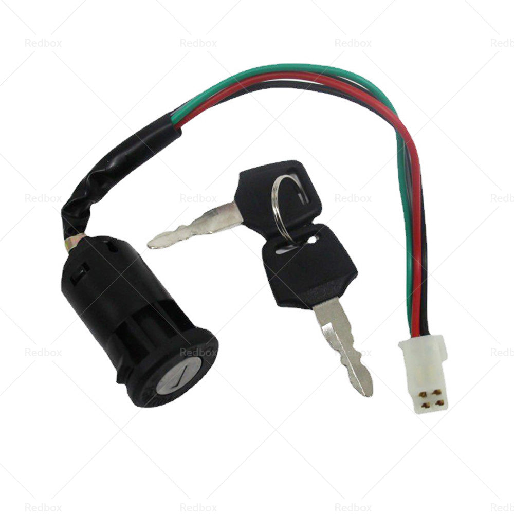 4 Wire Ignition Key Barrel Switch 50cc 110cc 125cc 150cc PIT Quad Dirt Bike ATV-3