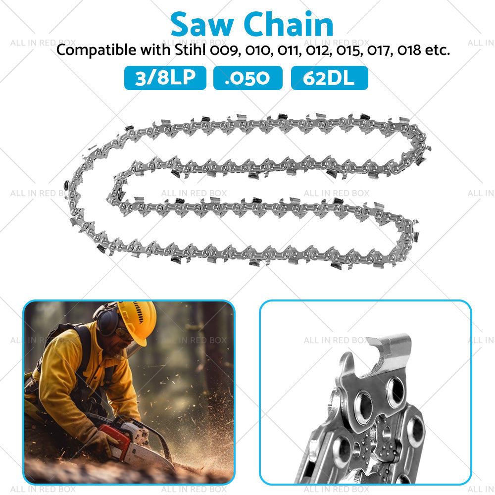 Tungsten Carbide 3 8LP 050 62DL Semi Chisel Chainsaw Chain Suitable for Stihl-3