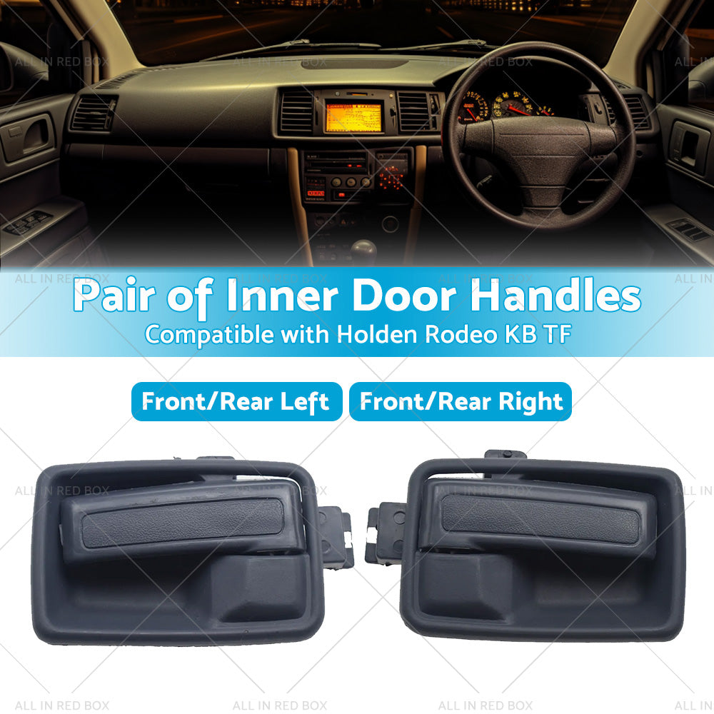 Black Left Right Hand Inner Door Handle with Case Suitable For Holden Rodeo TF-2