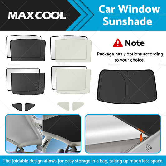 For Tesla Model Y Glass Sun Roof Shade Sunroof Window UV Film Blind Sunshade Mesh-0
