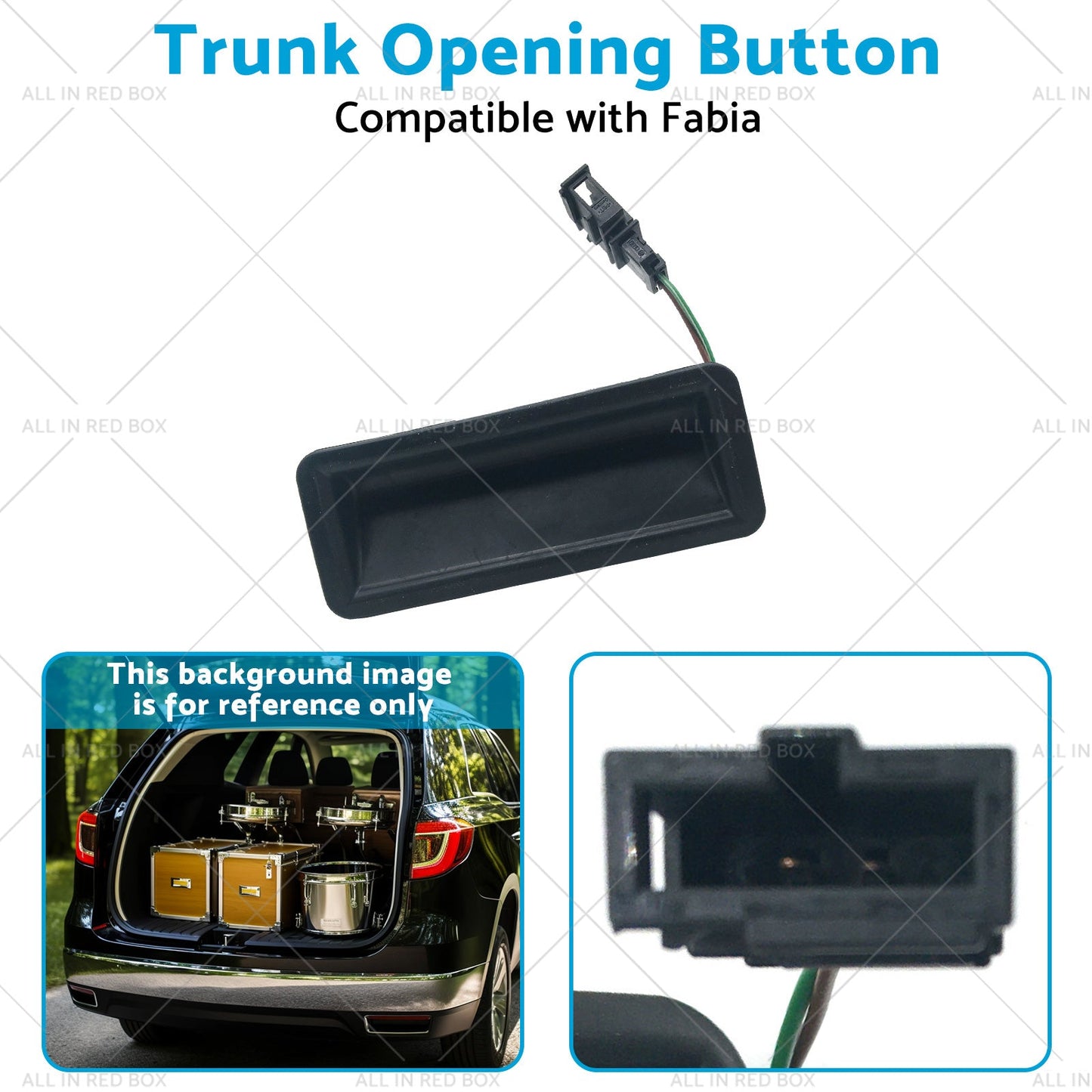 Trunk Opening Button Suitable for Fabia 2007 6Y0827574K 20299005 6Y0827574J-2