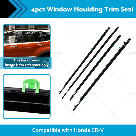 Black Weatherstrip Window Moulding Trim Seal Suitable For Honda CR-V CRV 07-11-1