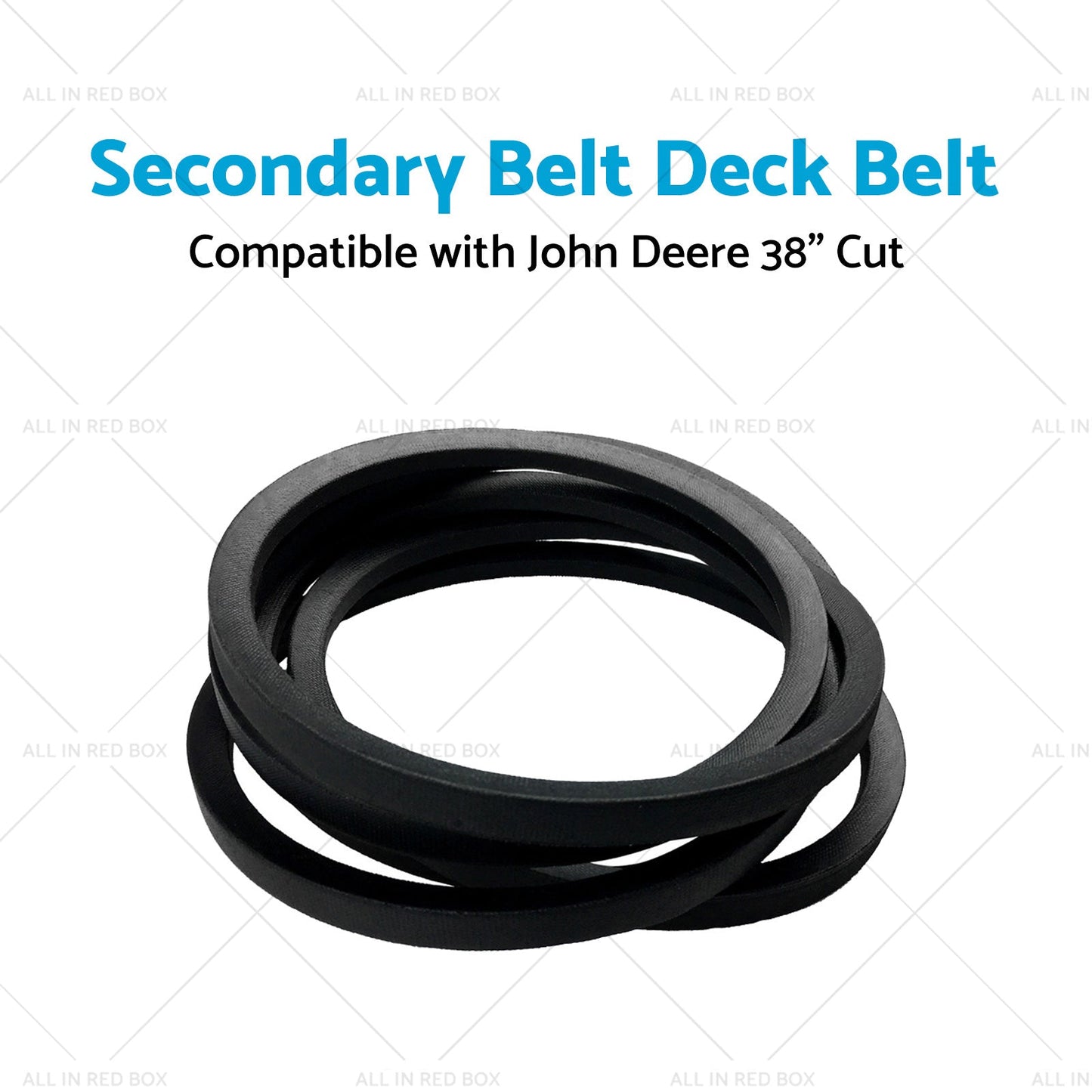 Secondary Belt Deck Belt Suitable for John Deere 38inch Cut Lx188 Lx172 M82462-2