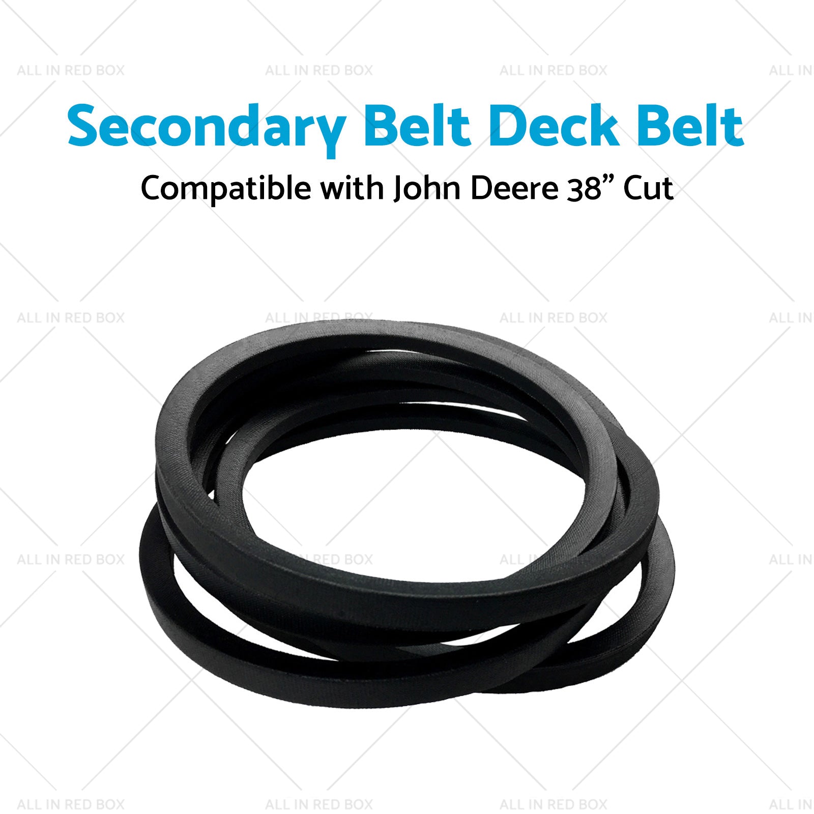 Secondary Belt Deck Belt Suitable for John Deere 38inch Cut Lx188 Lx172 M82462-2