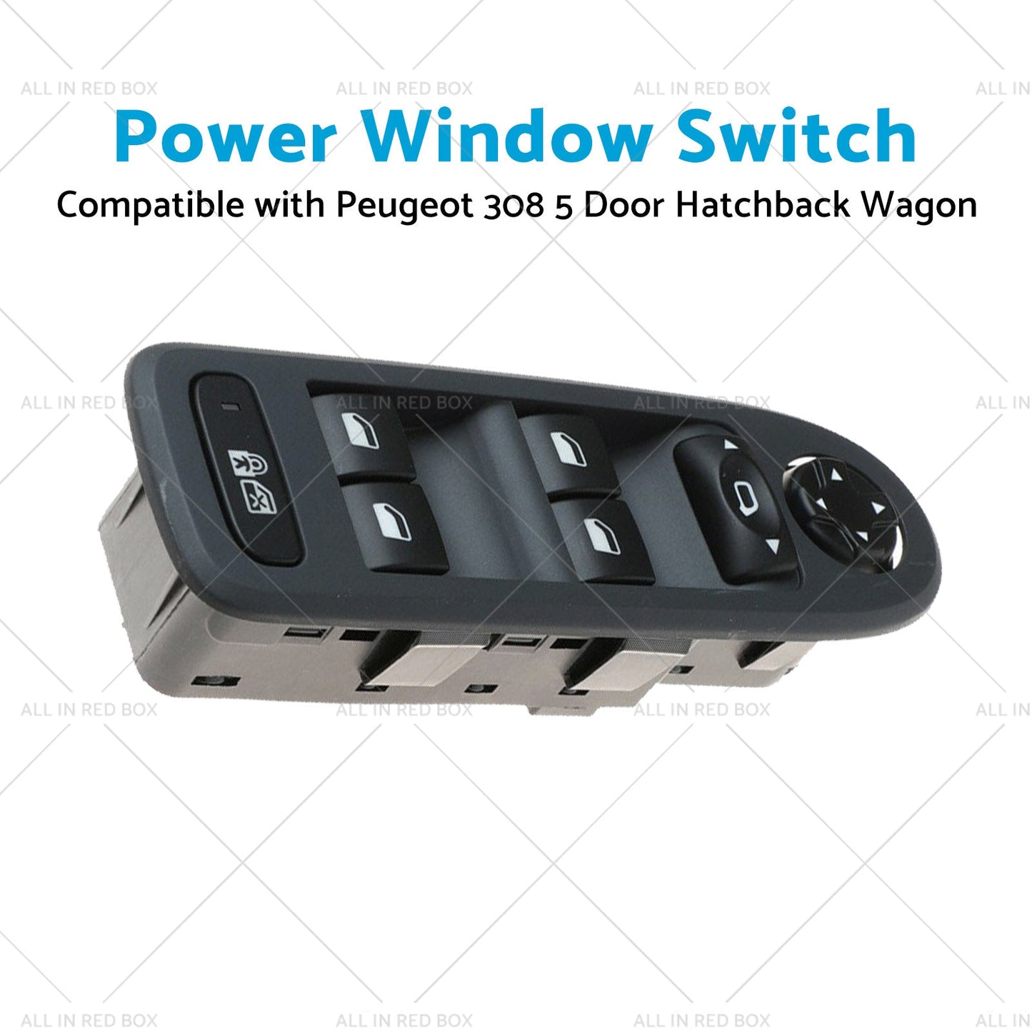 Master Power Window Switch Suitable for Peugeot 308 Hatchback Wagon 5 Door 08-13-1