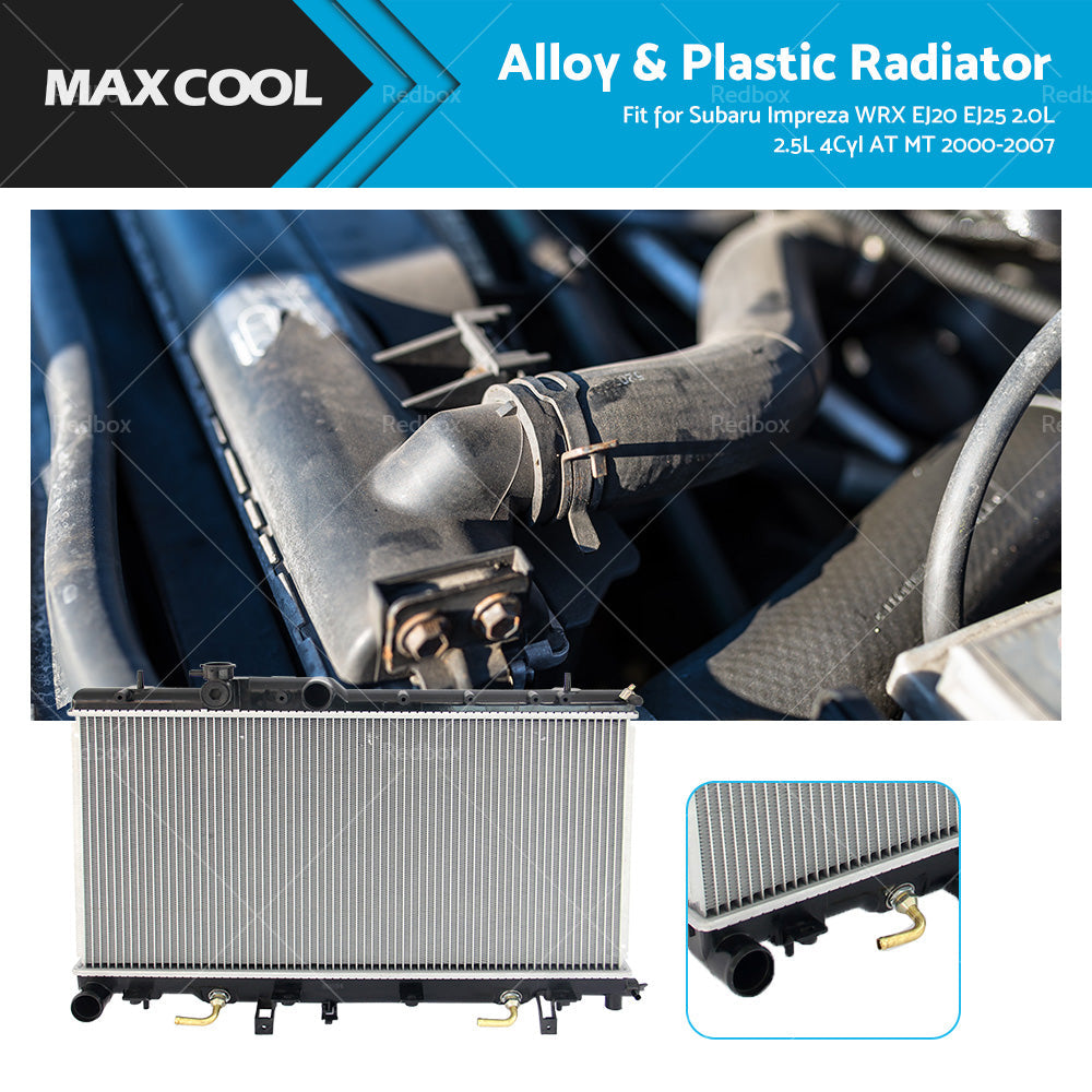 Radiator For Subaru Impreza WRX EJ20 EJ25 2. 0L 2. 5L 4Cyl AT MT 2000-2007-0