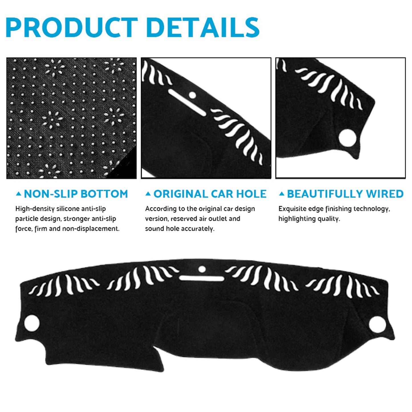 Dashboard Dash Mat Suitable For Mercedes-Benz C-Class W204 2011-2014-3