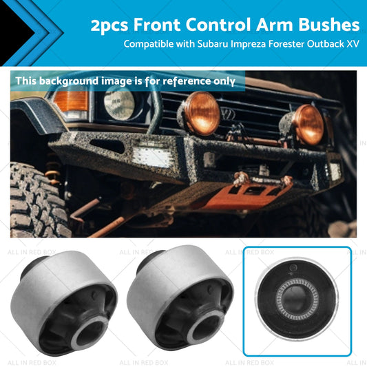 2x Front Lower Control Arm Bush Suitable For Subaru Impreza Forester Outback XV-0