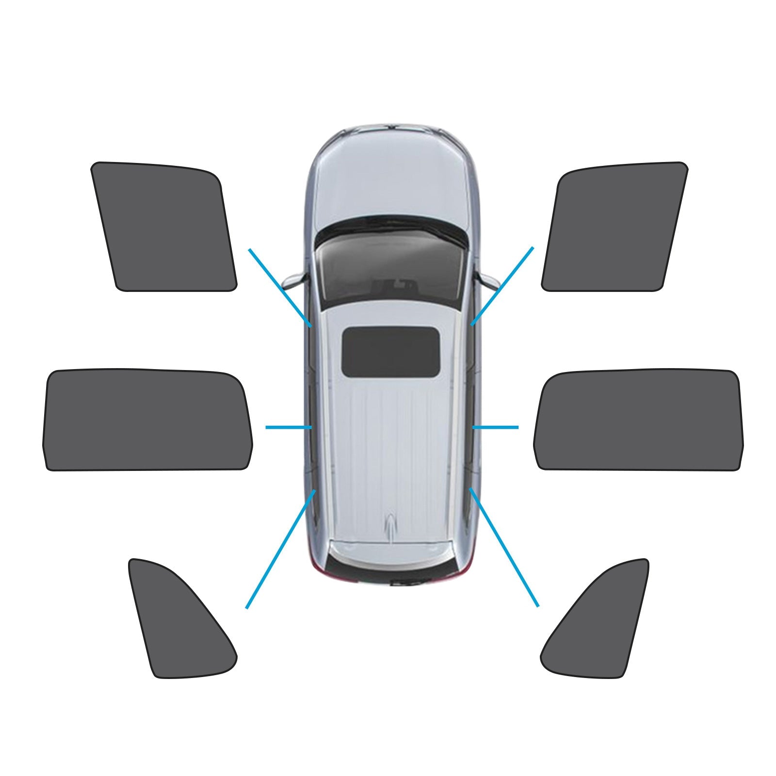 Front Rear Port Window Magnetic Mesh Sun Shade Suitable For Jeep Grand Cherokee-0