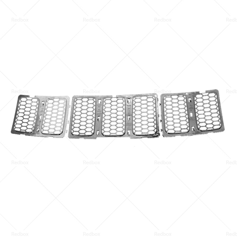 Front Grill Mesh Grille Insert Cover Kit Suitable For Jeep Grand Cherokee 14-16-2
