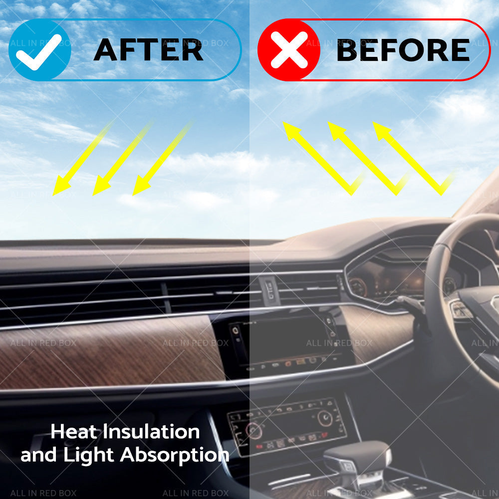 Dashboard Cover Non-Slip Dash Mat Suitable for Audi Q7 4L 2006-2014 Black-2