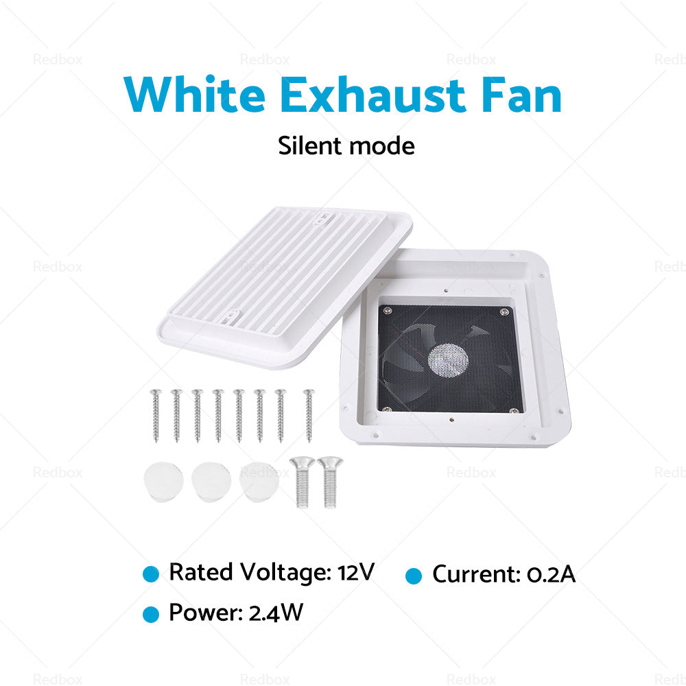 12V Fridge Vent Fan Side Air Ventilation Exhaust Fan for RV Trailer Caravan-2