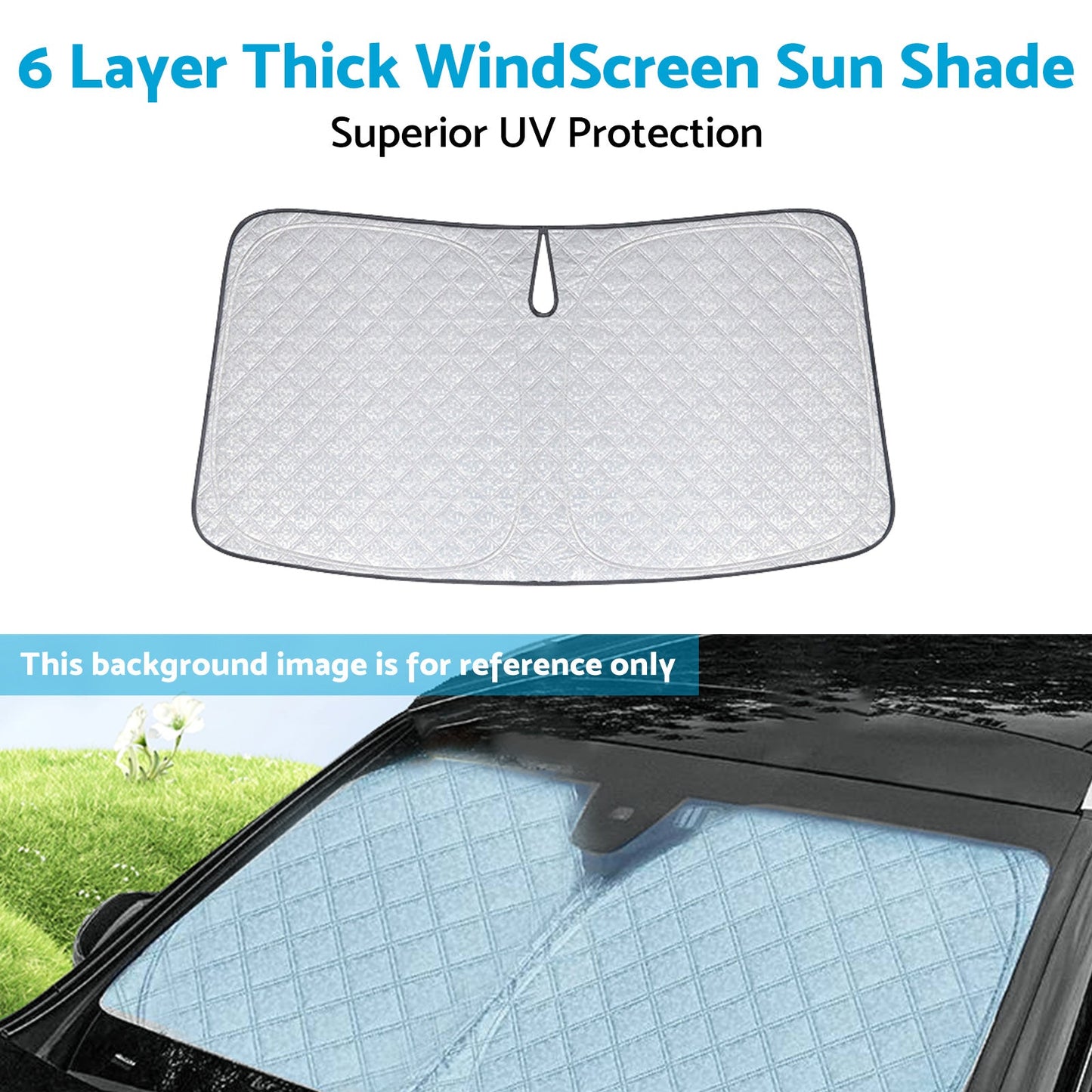 6 Layer Thick Windscreen Sun Shade Suitable For GWM Tank 300 2021-2024-4