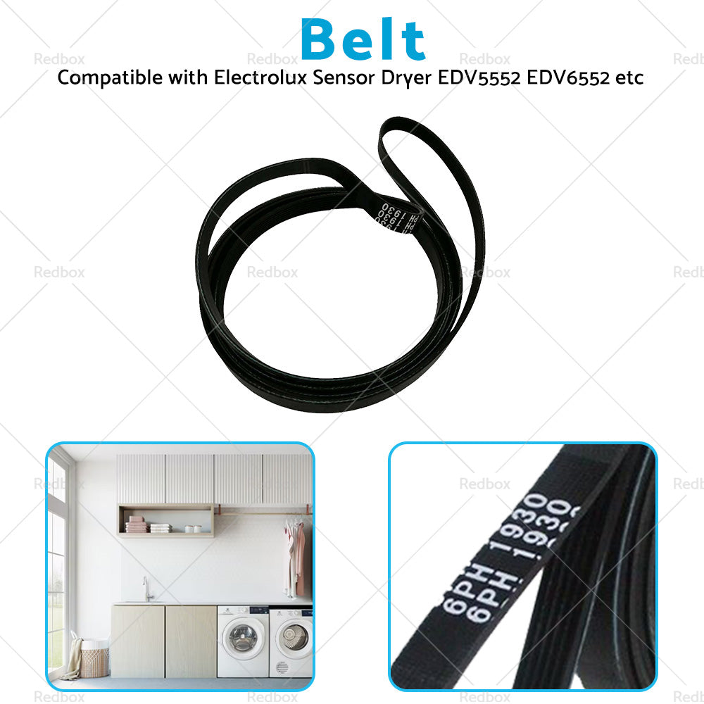 Dryer Drum Belt Suitable for Electrolux Sensor EDV5552 EDV6552 EDV5051 EDV6051-2