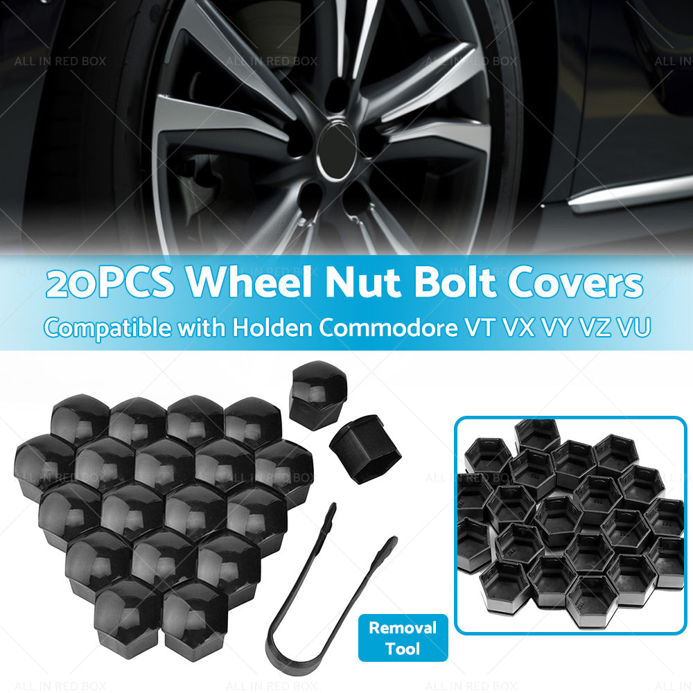 20PCS 19mm Wheel Nut Lug Bolt Covers Caps Suitable for Holden Commodore VB to VZ-2