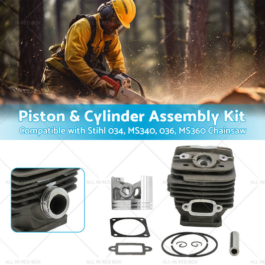 Piston  and  Cylinder Assembly Kit Suitable for Stihl 034 036 MS360 Chainsaw 48mm-1