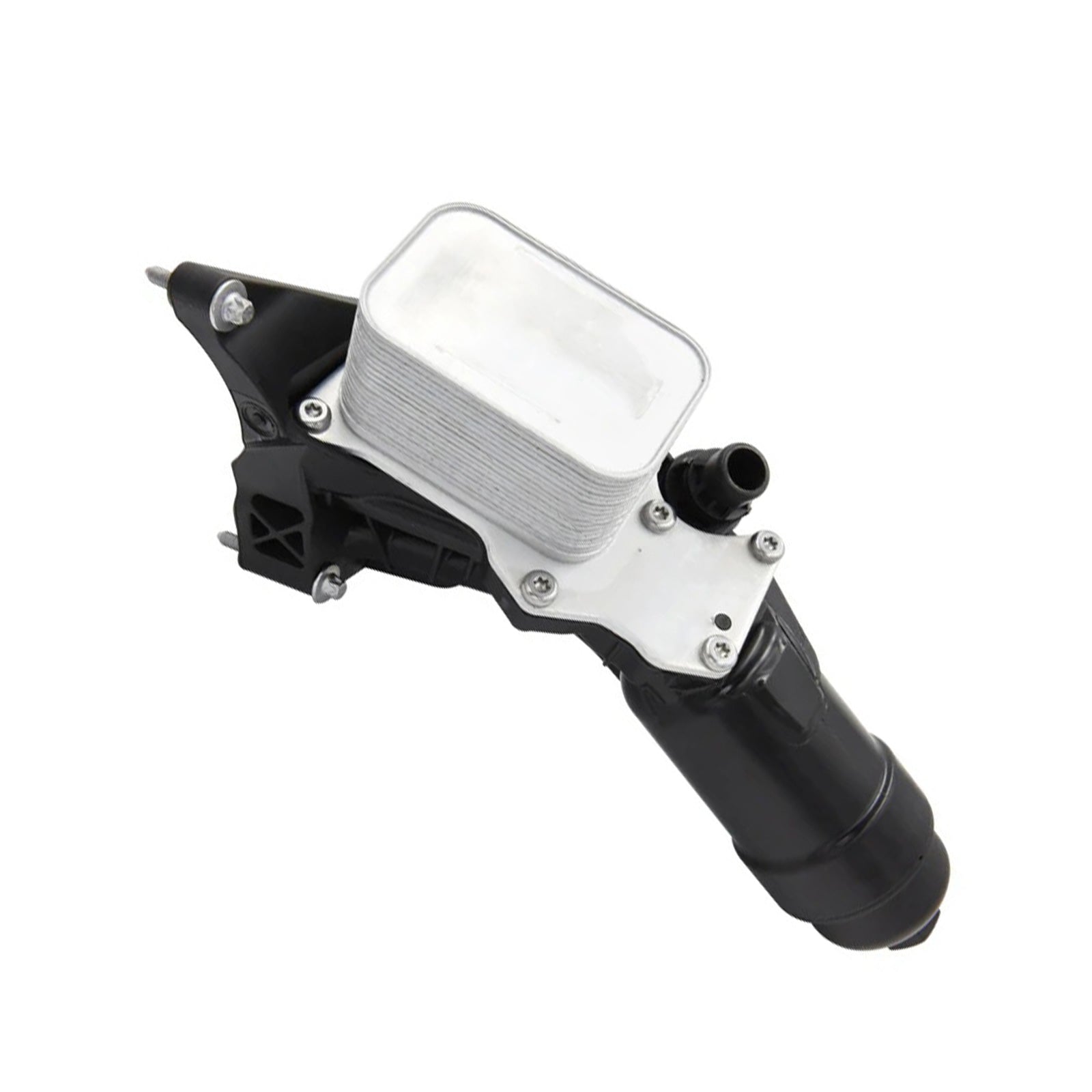 Black Engine Oil Cooler Filter Housing Suitable For BMW F20 / F22 / F30 / G30 / G32-1