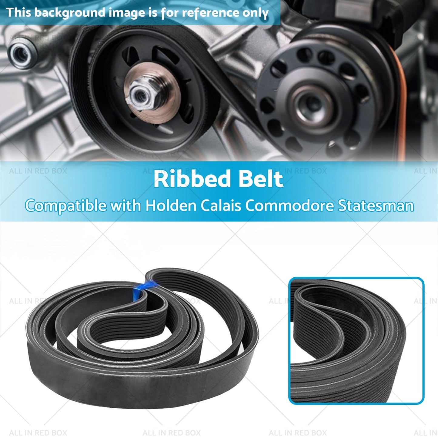 Ribbed Belt 6PK2720 Suitable for Holden Calais Commodore Statesman V6-2