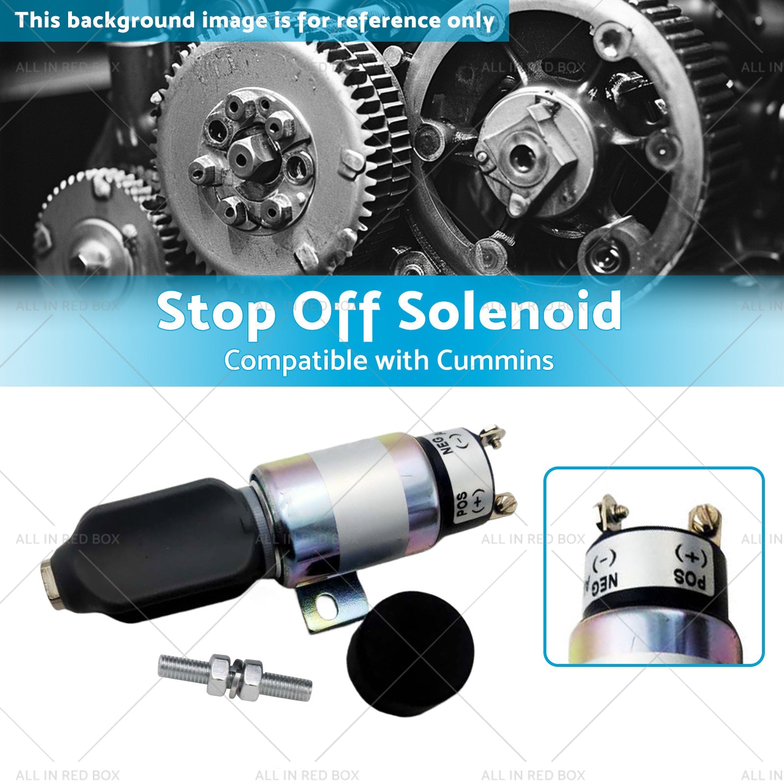 1751ES-24E7U1B1S5 Stop Off Solenoid Suitable for Cummins SA-3766T 24V 3864274-2