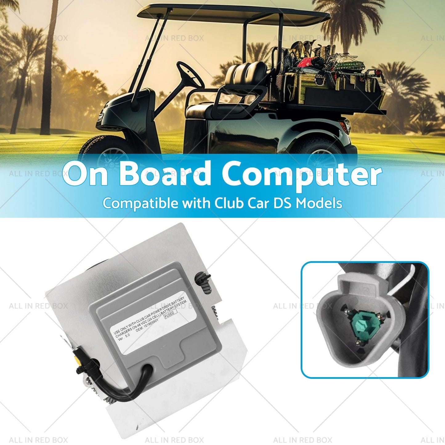 101909901 On Board Computer 48V OBC Cart Suitable for Club Car DS Models 98-04-2
