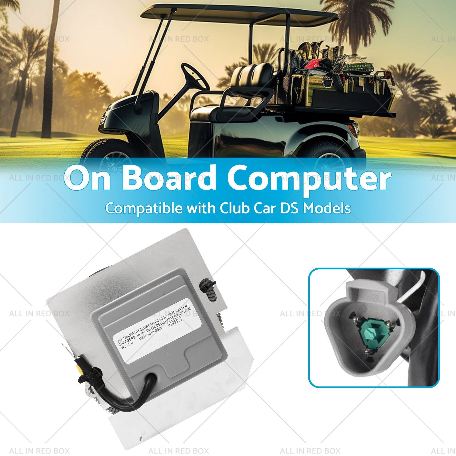 101909901 On Board Computer 48V OBC Cart Suitable for Club Car DS Models 98-04-2