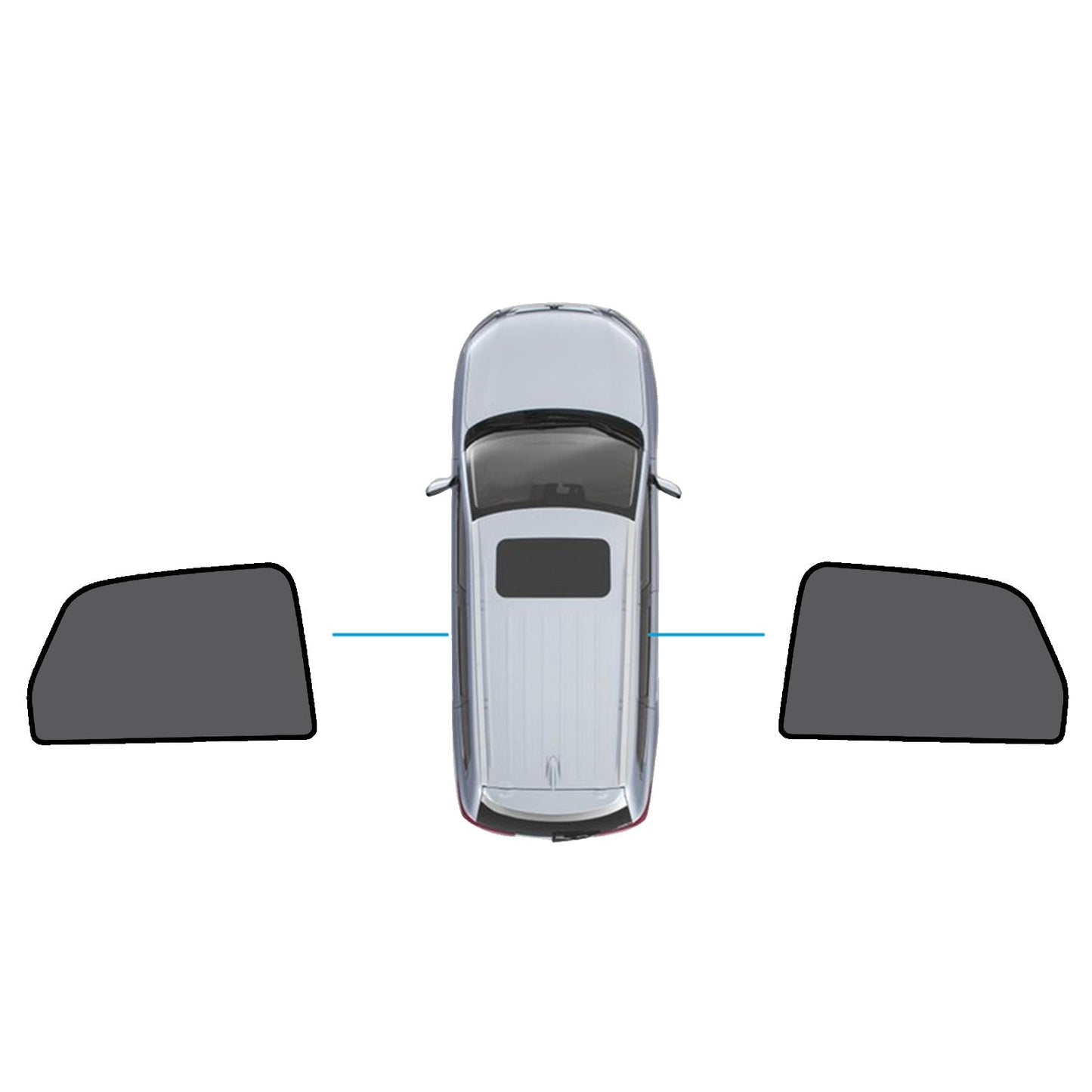 Magnetic Mesh Sun Blind Shades Suitable for Audi Q3 2011-2018 on Front/Rear-3