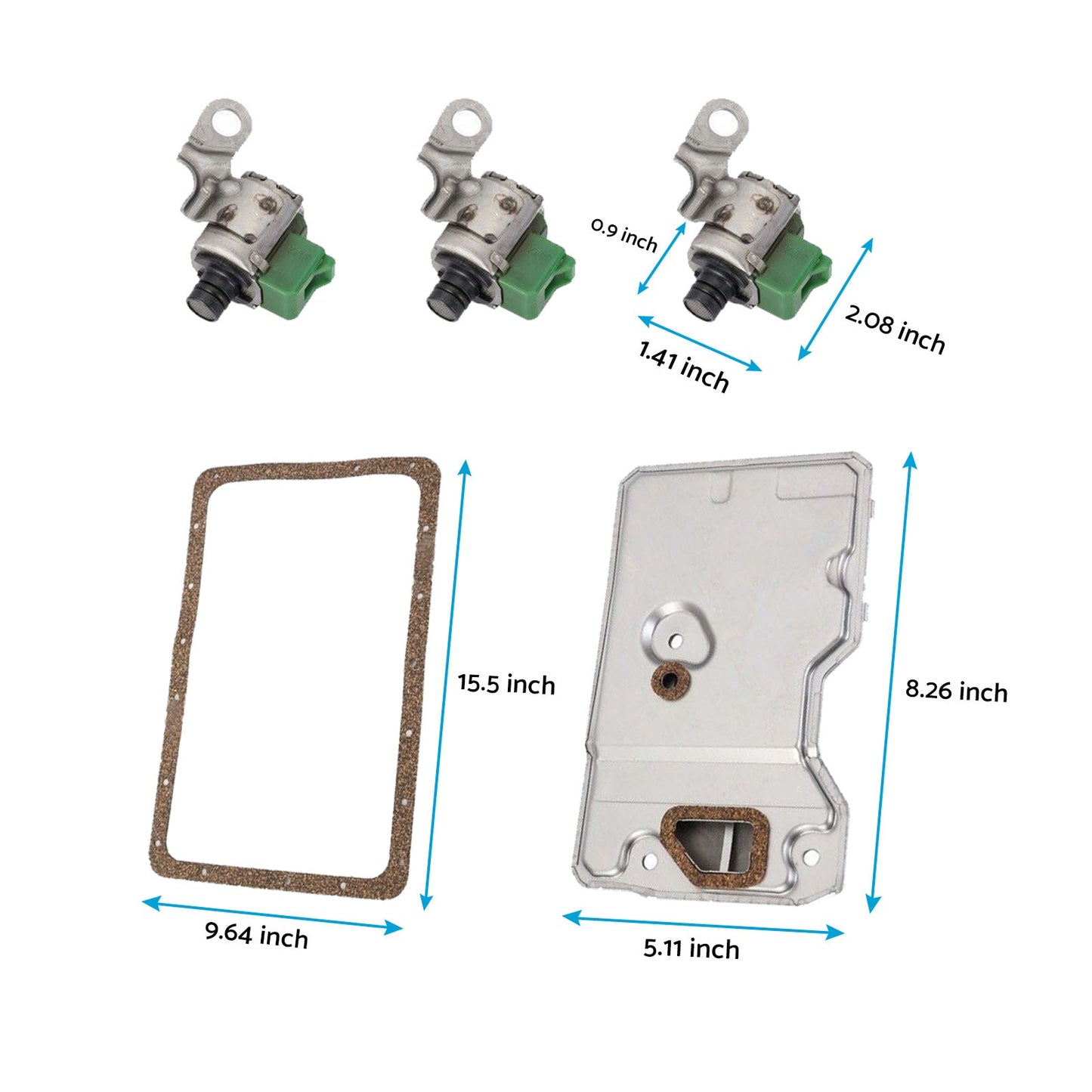 Transmission Solenoid Service Filter Kit Suitable For Jeep A340 / AW4 4.0L 1987-2001-3