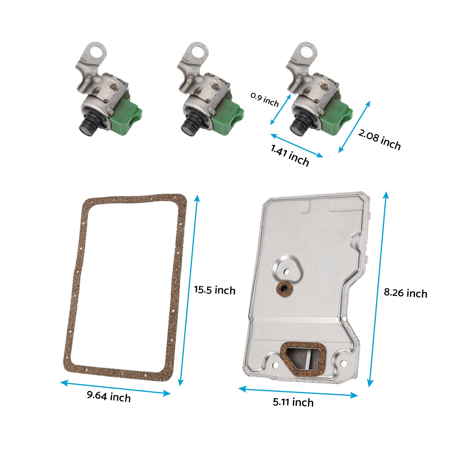 Transmission Solenoid Service Filter Kit Suitable For Jeep A340 / AW4 4.0L 1987-2001-3
