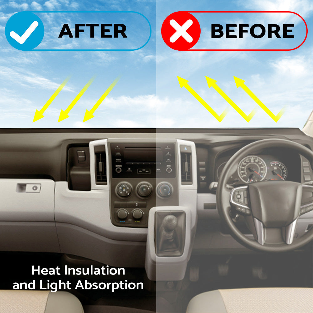 Black Non-Slip Dash Mat Dashboard Cover Suitable For Nissan X-Trail T33 / Qashqai-4