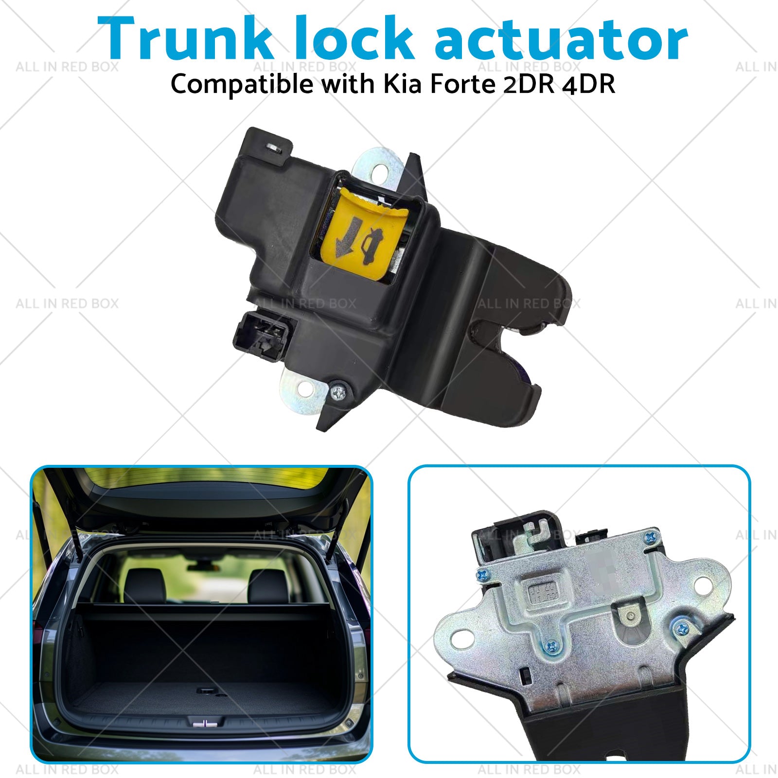 Trunk Lock Actuator Suitable For 2013-2018 Kia Forte 2Dr 4Dr-3