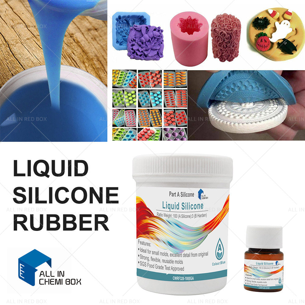 SH25 Liquid Silicone Rubber Mould Making Kit 100 3 Mix - 1Kg 2Kg 5Kg 10Kg Blue-4