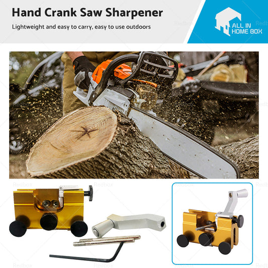 Portable Chainsaw Sharpener Jig Manual Chainsaw Sharpening with Sharpening Heads-0