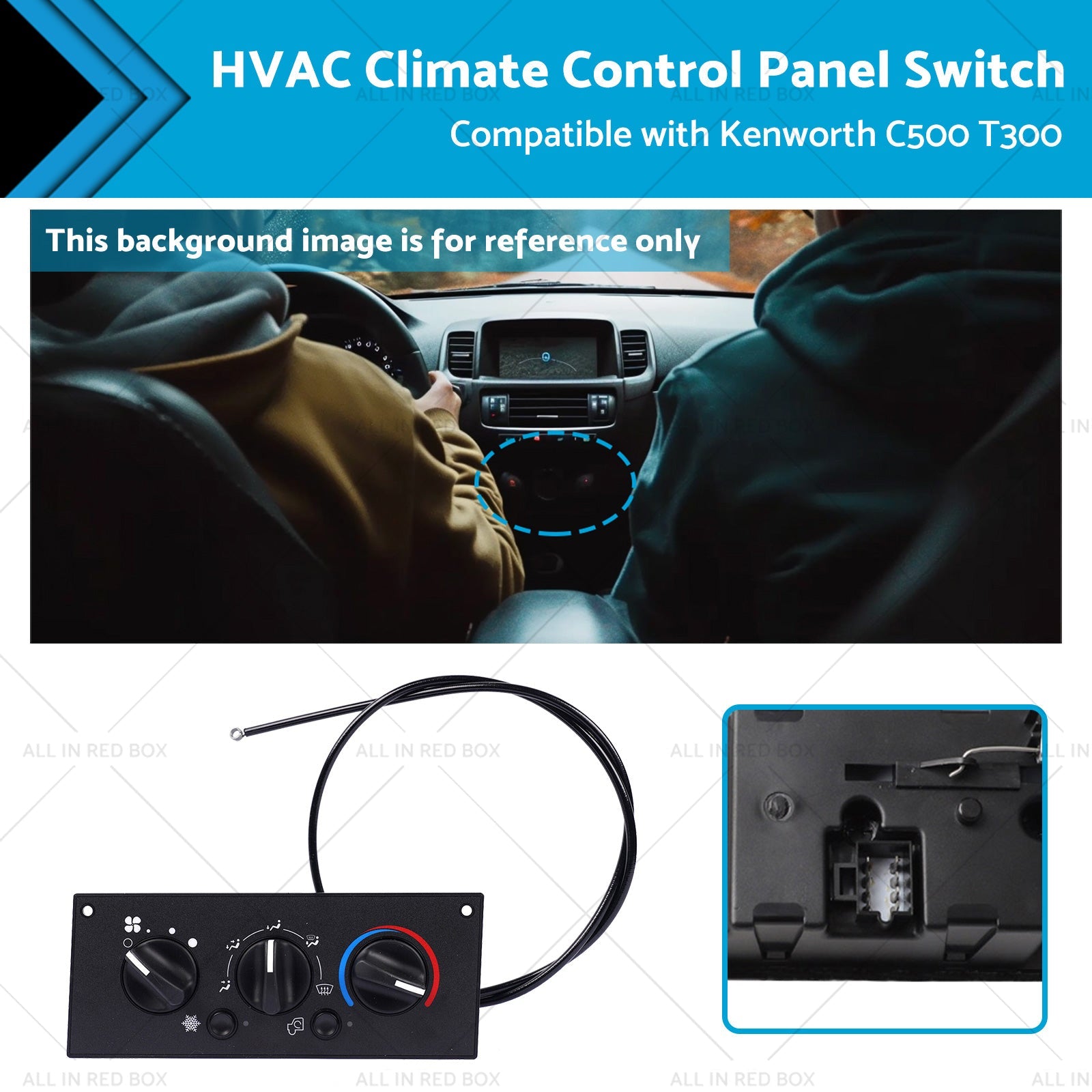 599-5511 HVAC Climate Control Panel Switch Suitable for Kenworth C500 T300 02-06-0