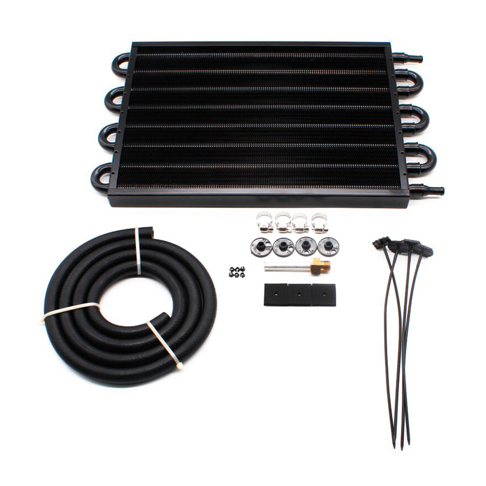 8 Row Remote Transmission Oil Cooler Radiator Converter Kit Suitable For Manual To Automatic Transmission Vehicles-4