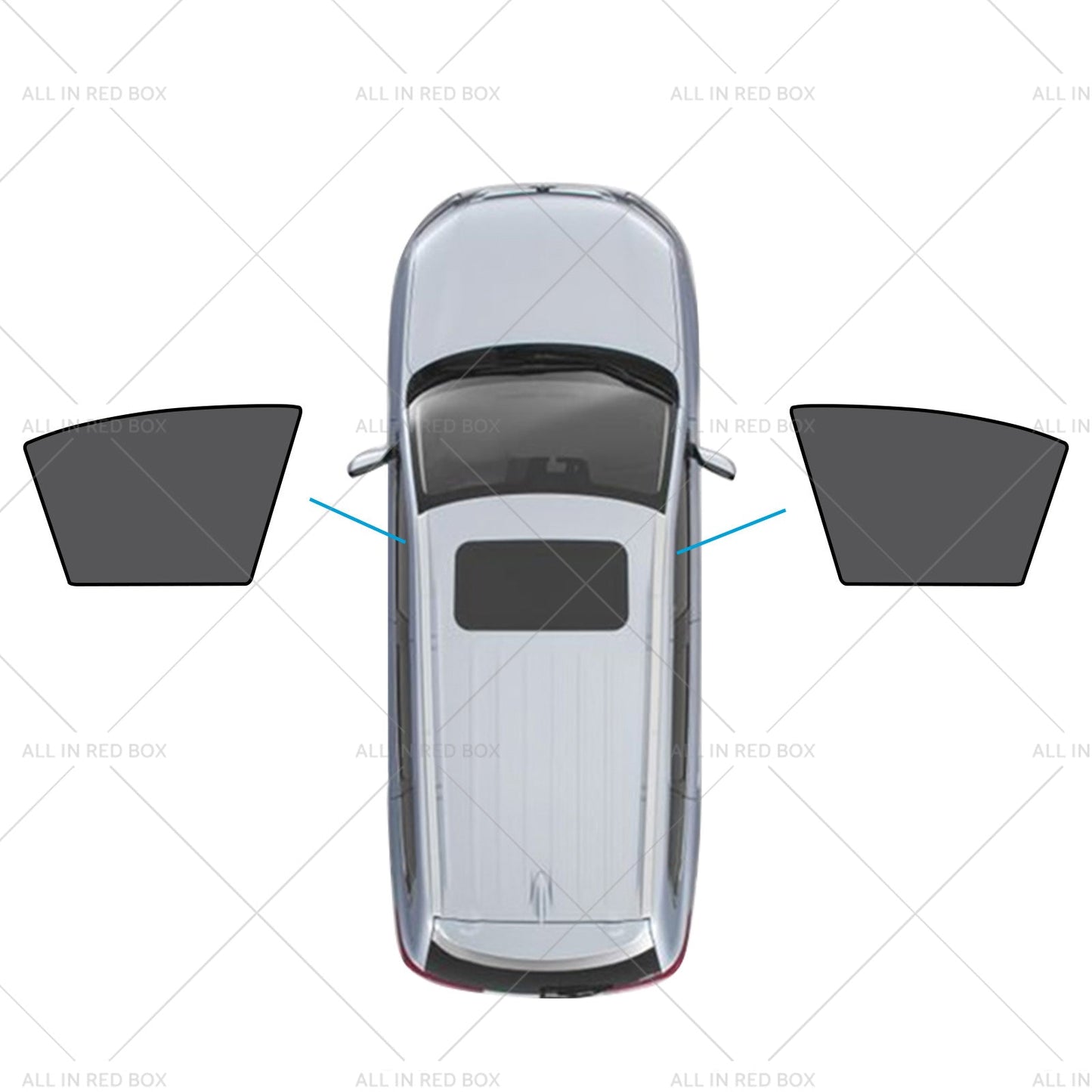 2x Car WindowShades Suitable for Mazda 6 Liftback 2nd Gen GH 07-12 UV Protection-5