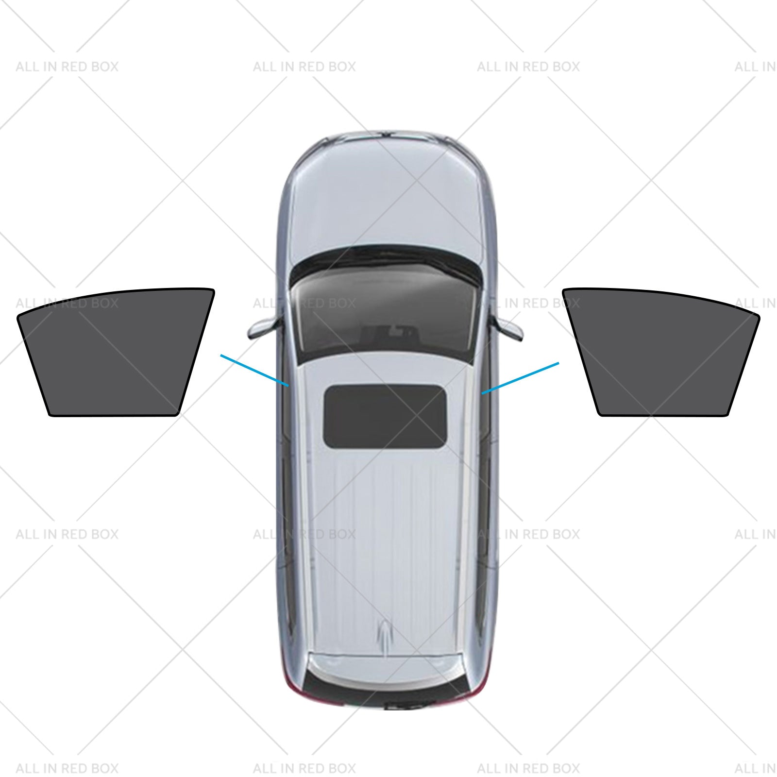 2x Car WindowShades Suitable for Mazda 6 Liftback 2nd Gen GH 07-12 UV Protection-5