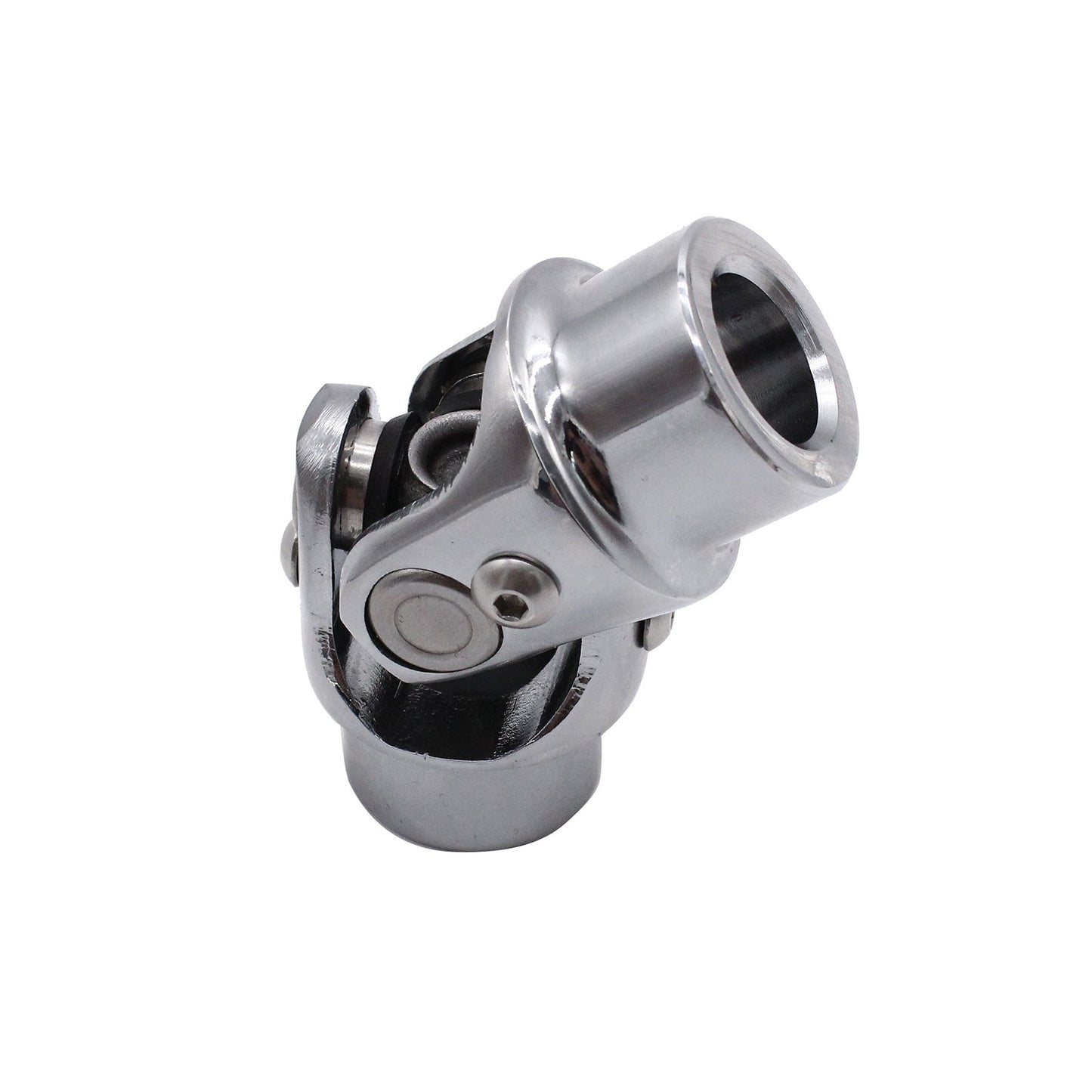 Universal Single Steering Shaft U-Joint Stainless Steel 3x3 or 4x4 inch Round-2