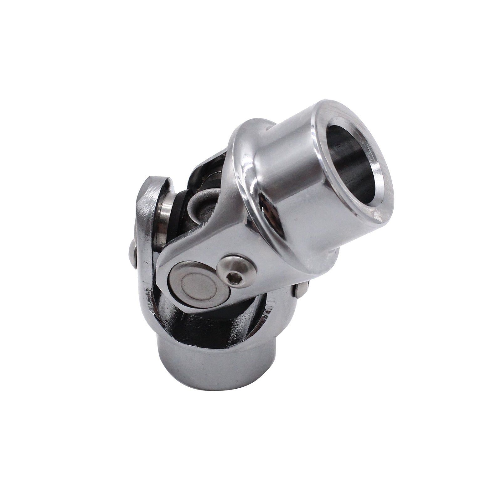 Universal Single Steering Shaft U-Joint Stainless Steel 3x3 or 4x4 inch Round-2