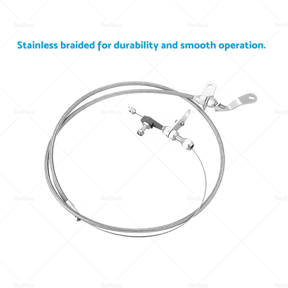 Stainless Kick Down Cable Transmission Kickdown Trans C-4 Deten Fits For Ford C4-4