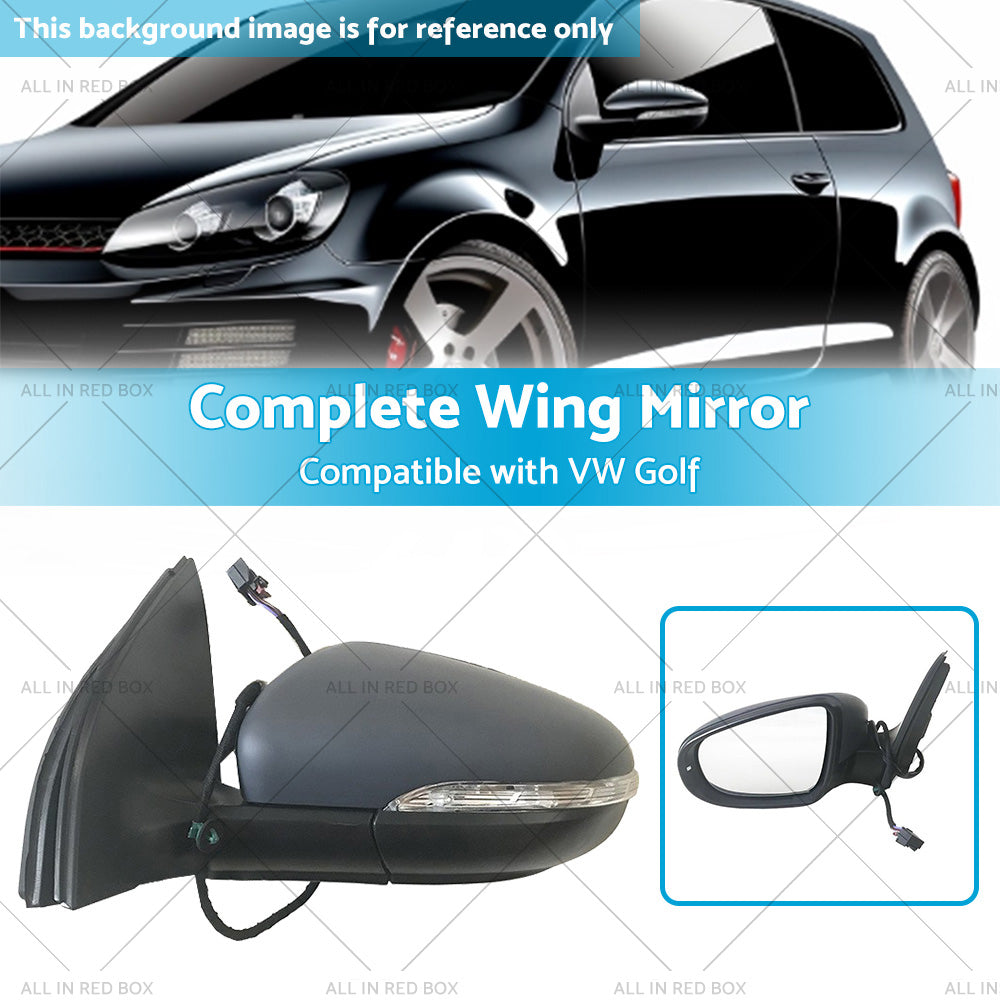 NEW LH Door Mirror Suitable for VW Golf MK6 2009-2012 Left Passenger Side-2