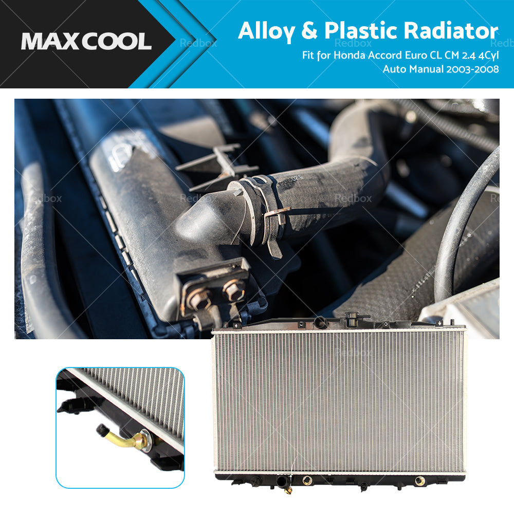 Radiator FIT Honda Accord Euro CL CM 2. 4L 4Cyl 2003-2008 Auto Manual-0