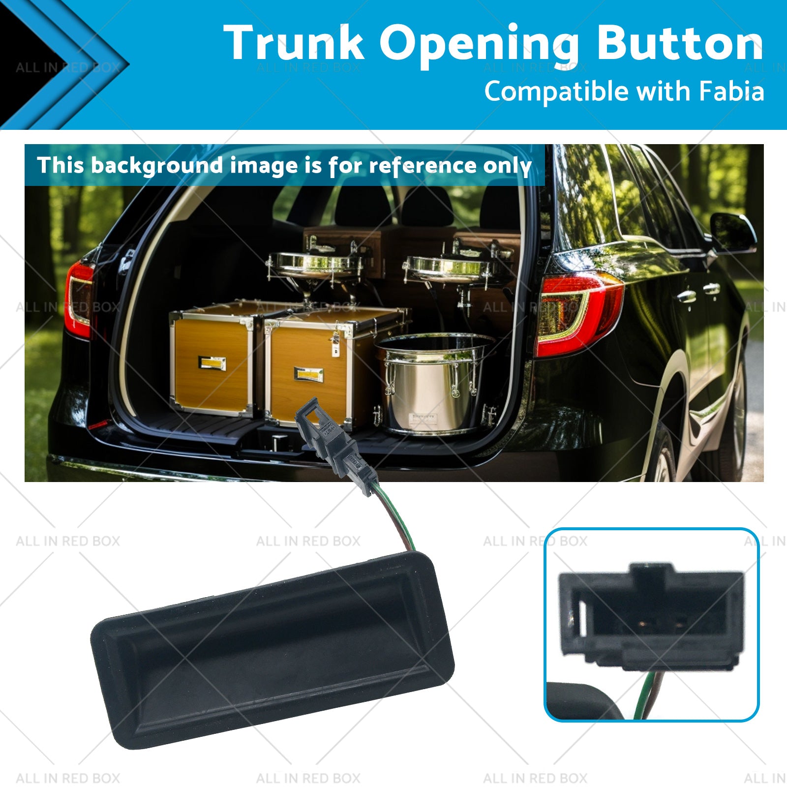 Trunk Opening Button Suitable for Fabia 2007 6Y0827574K 20299005 6Y0827574J-0