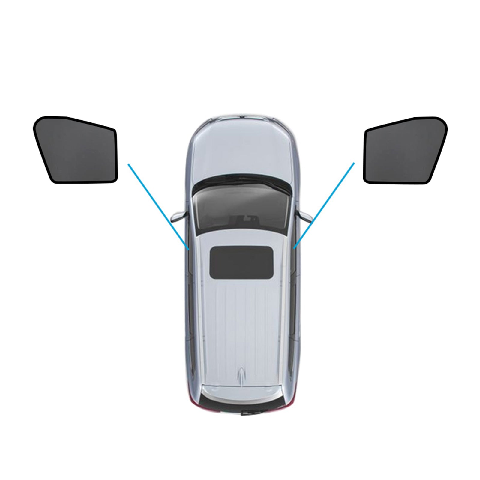 Magnetic Mesh Sun Blind Shades Suitable for Suitable for Volvo XC60 2017-2024-0