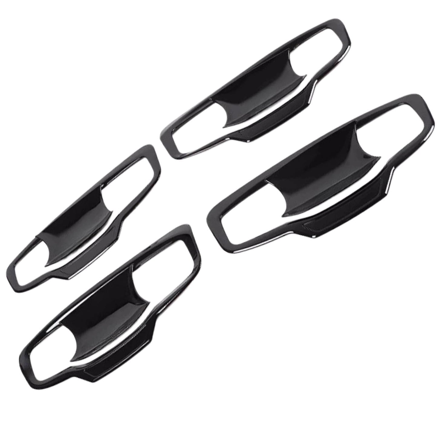 Door Handle Bowl Cover Trim Gloss Black Suitable For Mitsubishi Triton MV 2024+-5