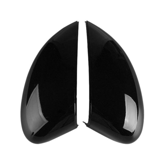 Left and Right Wing Mirror Cover Gloss Black Suitable For Ford Fiesta MK7 2008-2017-0
