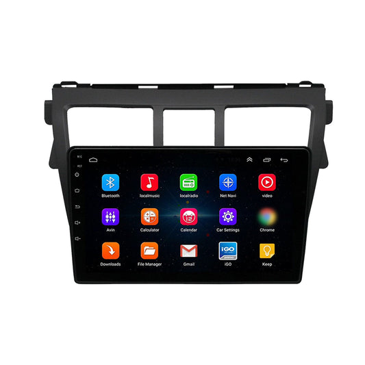 Android 13 Car Radio Wifi Stereo CarPlay Suitable for Toyota VIOS Yaris 07-12-0