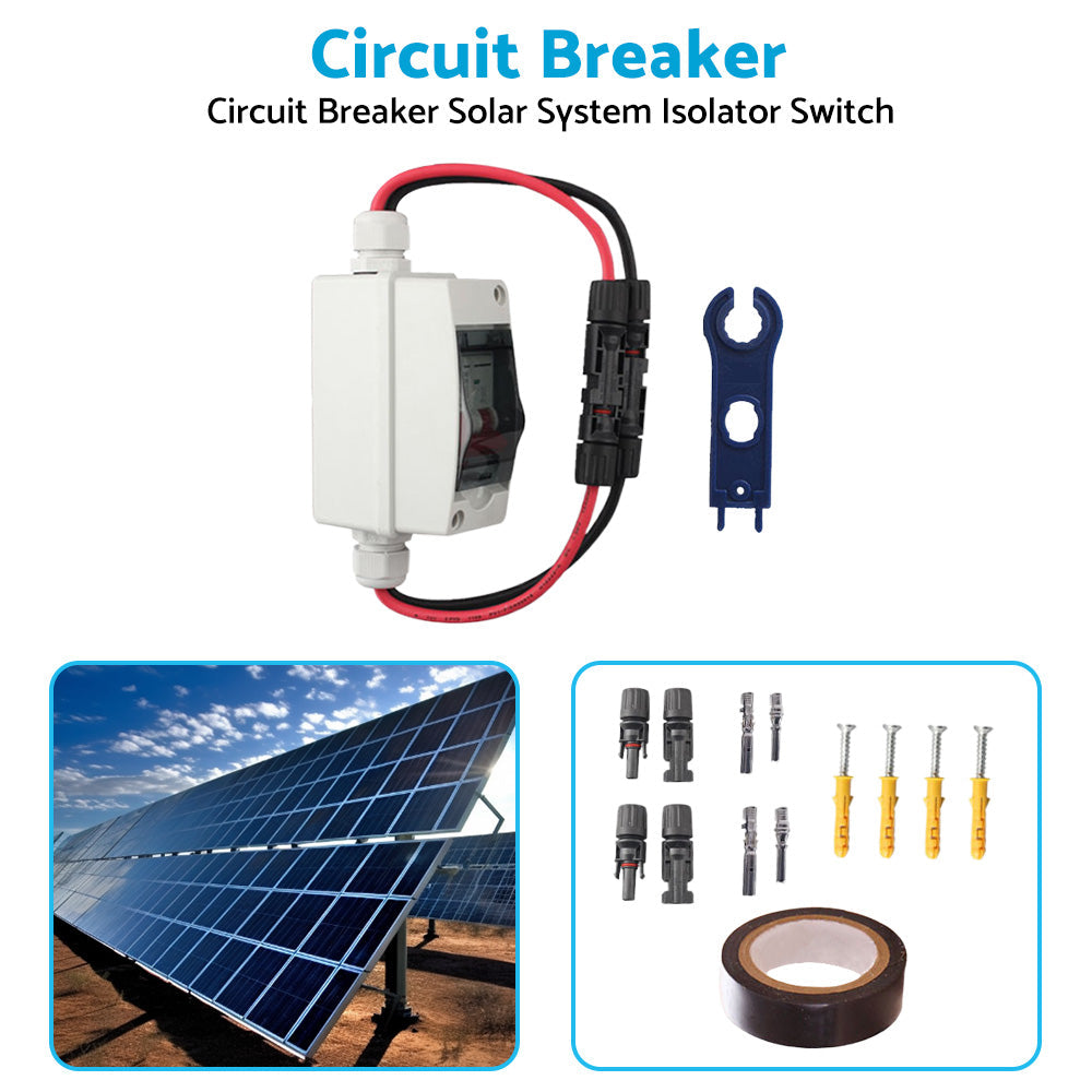 PV Isolator Switch DC 500V 32A IP65 Disconnect Circuit Breaker For Solar-Panels-3