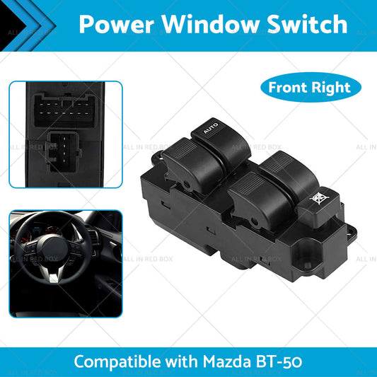Power Window Master Switch Suitable for Mazda BT-50 4 Door 2012-2016 UB9D66350-1