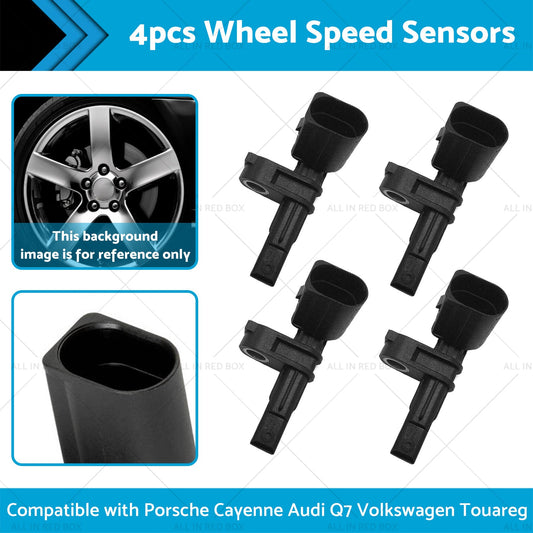 4x Wheel Speed Sensor Suitablefor Audi Q7 4LB Porsche Cayenne 92A VW Touareg 7P5-1